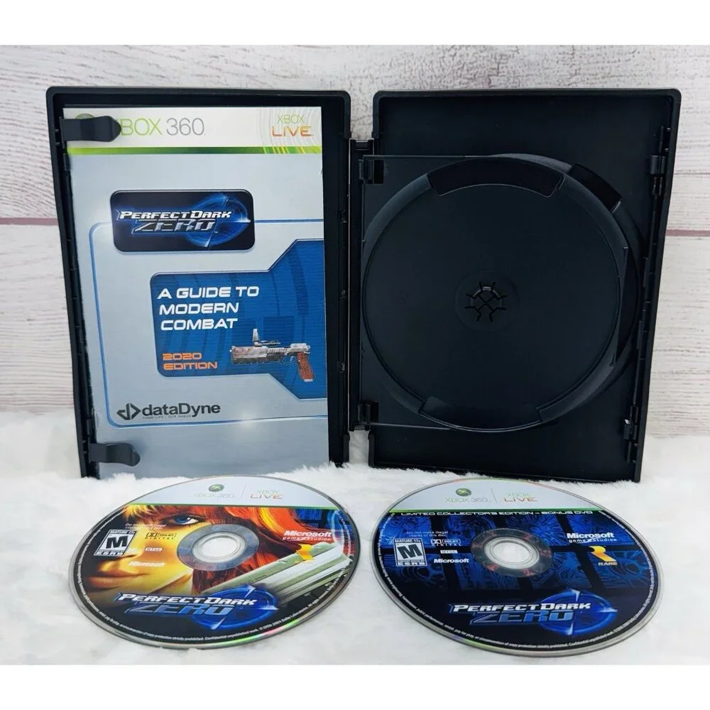 Perfect Dark Zero (Xbox 360, 2005) Limited Collector's Edition Steelbook USED